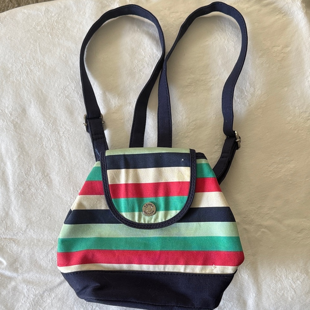 Tommy Hilfiger Multicolor Striped Backpack